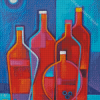 Abstract Bottles Still Life Diamond Painting