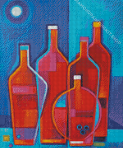 Abstract Bottles Still Life Diamond Painting