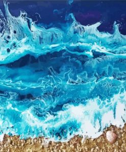 Abstract Ocean Scene Diamond Painting