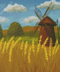 Abstract Windmill Art Diamond Painting