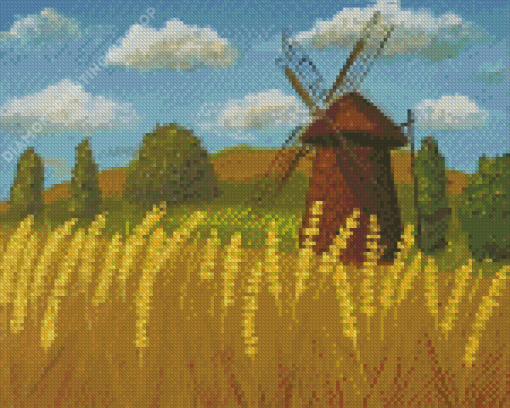 Abstract Windmill Art Diamond Painting