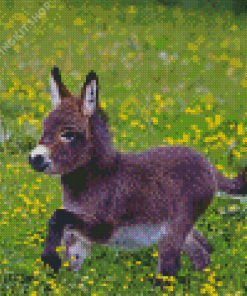 Adorable Mini Donkey Diamond Painting