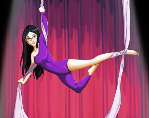 Aerial Silks Girl Diamond Painting