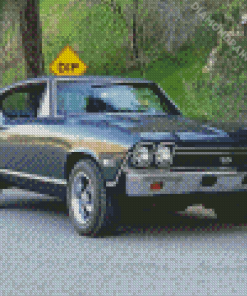 Aesthetic 68 Chevelle Diamond Painting