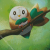 Aesthetic Rowlet Diamond Painting