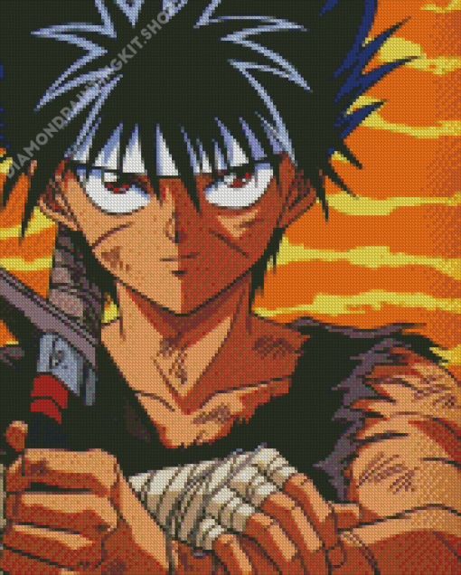 Aesthetic Hiei Diamond Painting