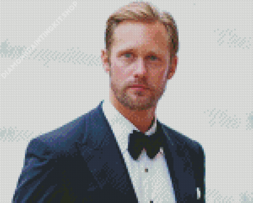 Alexander Skarsgard Swedish Actor Diamond Painting