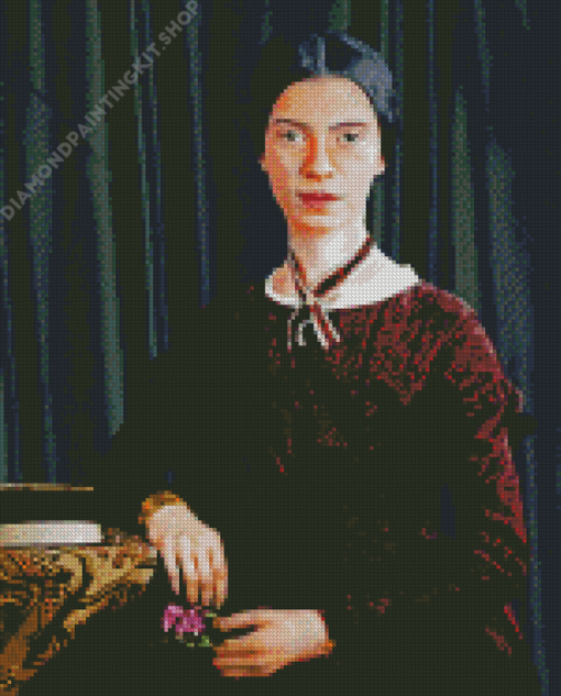 American Poet Emily Dickinson Diamond Painting