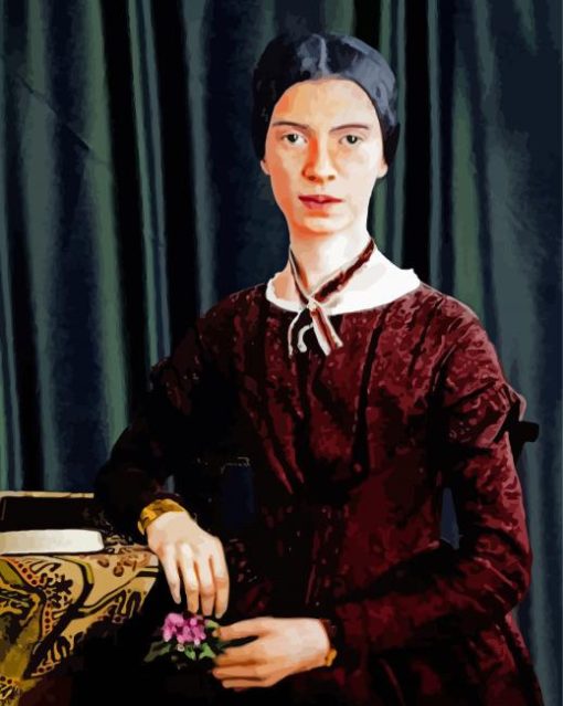 American Poet Emily Dickinson Diamond Painting