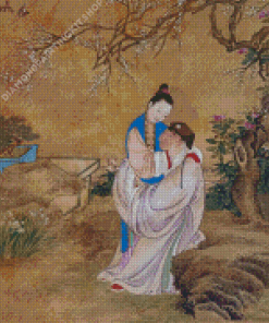 Ancient Chinese Lovers Diamond Painting