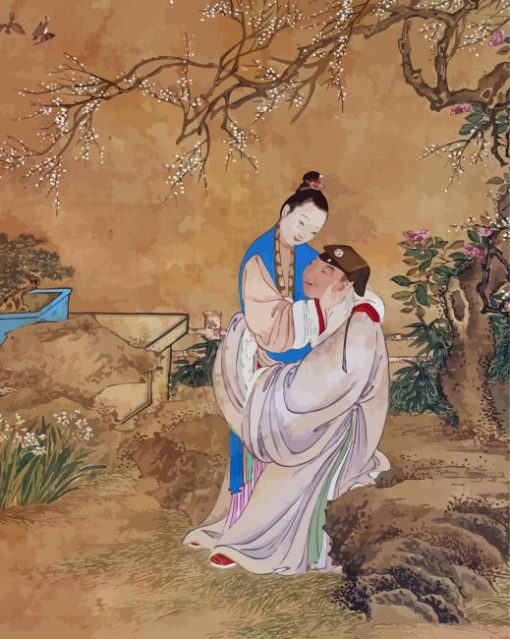 Ancient Chinese Lovers Diamond Painting