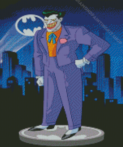 Animated Joker In Suit Diamond Painting