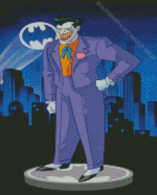 Animated Joker In Suit Diamond Painting