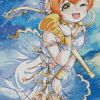 Anime Girl Rin Hoshizora Diamond Painting