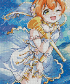 Anime Girl Rin Hoshizora Diamond Painting