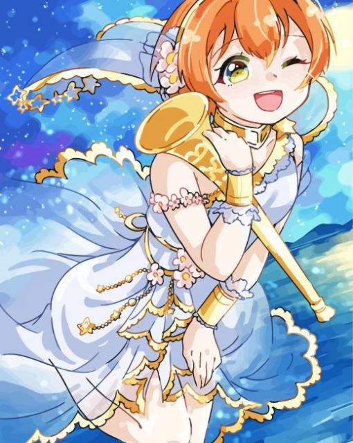 Anime Girl Rin Hoshizora Diamond Painting