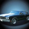 Antique Blue Chevelle Ss Diamond Painting