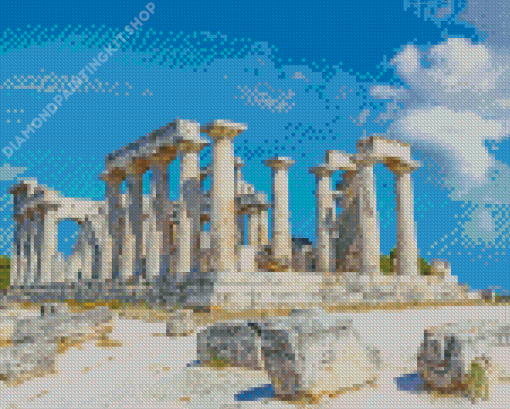 Aphaia Temple In Aegina Diamond Painting