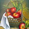 Apple Basket Diamond Painting