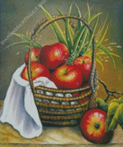 Apple Basket Diamond Painting