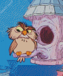 Archimedes Owl Diamond Painting