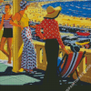 Australia Retro Beach Poster Diamond Painting