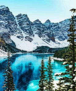 Banff National Park In Winter Diamond Painting