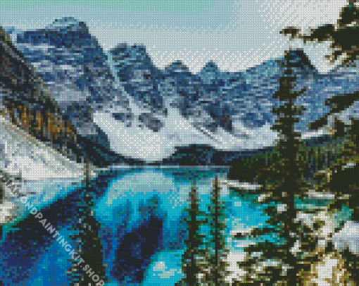 Banff National Park In Winter Diamond Painting