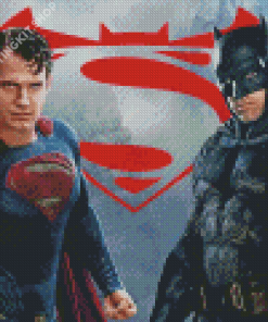 Batman And Superman Diamond Painting