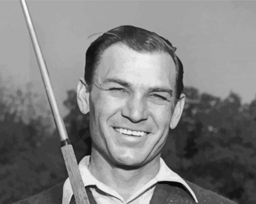 Ben Hogan Smiling Diamond Painting