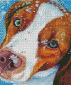 Brittany Spaniel Dog Diamond Painting