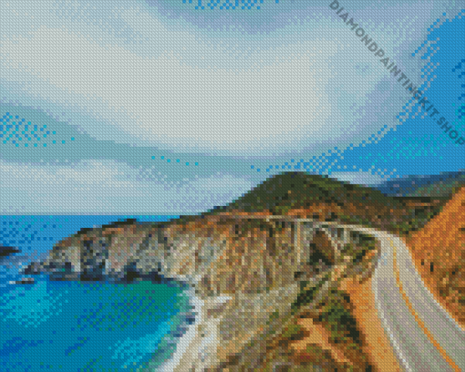 California Highway 1 Diamond Painting