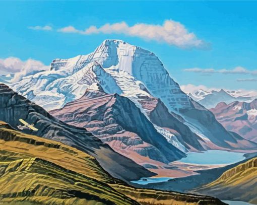 Canada Mount Robson Art Diamond Painting