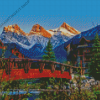 Canmore Alberta Town Diamond Painting