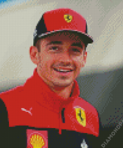 Charles leclerc Race Car Driver Diamond Painting