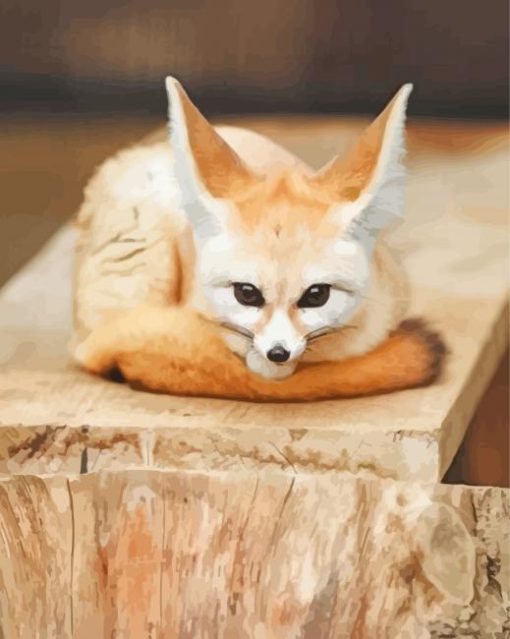 Cute Baby Fennec Fox Diamond Painting