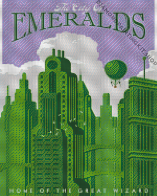 Emerald City Poster Diamond Painting