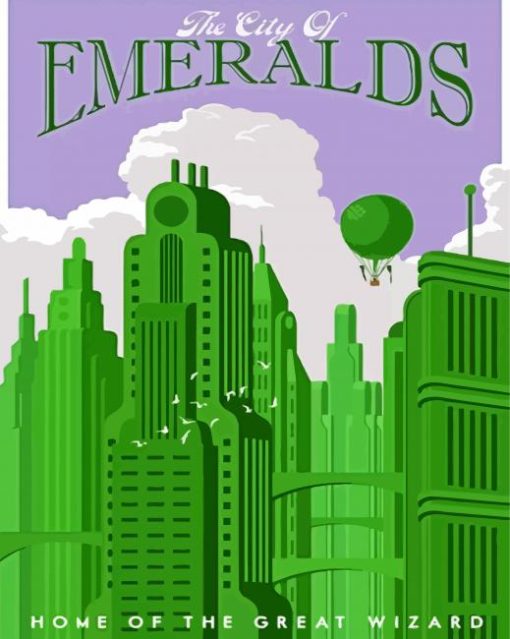 Emerald City Poster Diamond Painting