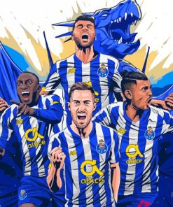 FC Porto Players Art Diamond Painting