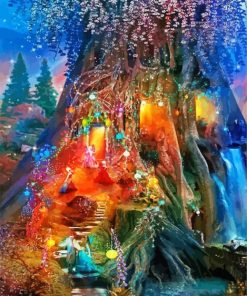 Fairies Tree Diamond Painting