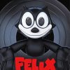 Black And White Felix The Cat Diamond Painting