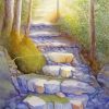 Forest Stone Steps Diamond Painting