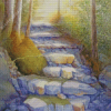 Forest Stone Steps Diamond Painting