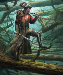 Forest Warrior Art Diamond Painting