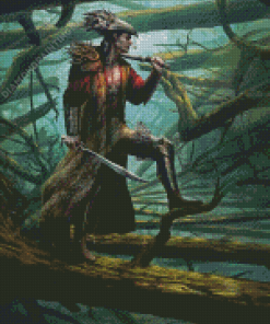 Forest Warrior Art Diamond Painting