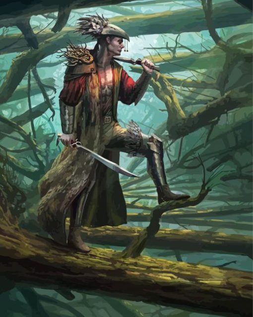 Forest Warrior Art Diamond Painting