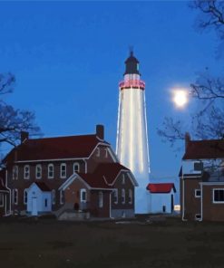 Fort Gratiot Lighthouse Diamond Painting