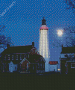 Fort Gratiot Lighthouse Diamond Painting