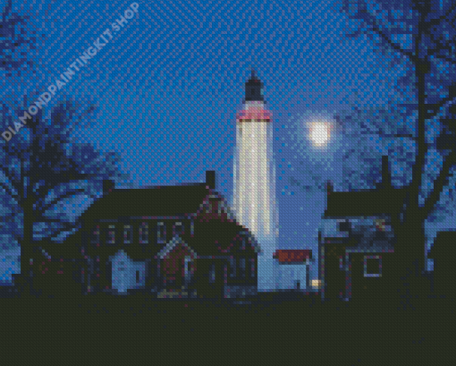 Fort Gratiot Lighthouse Diamond Painting