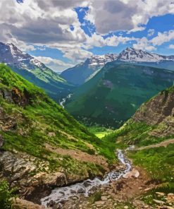 Going To The Sun Road Montana Diamond Painting